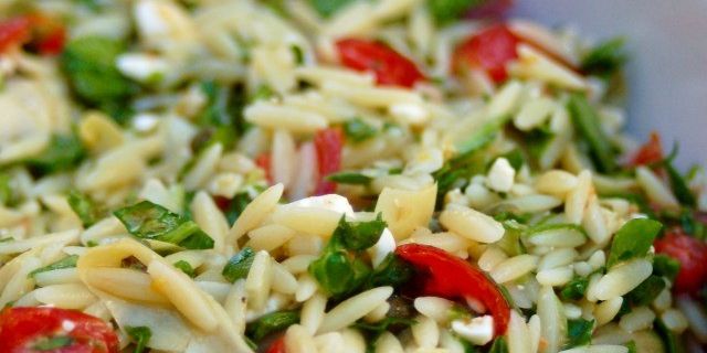 Weight Watchers Orzo Salad with Vegetables