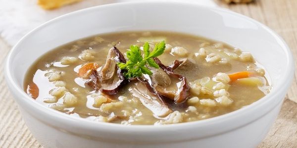 Mushroom Barley Soup 