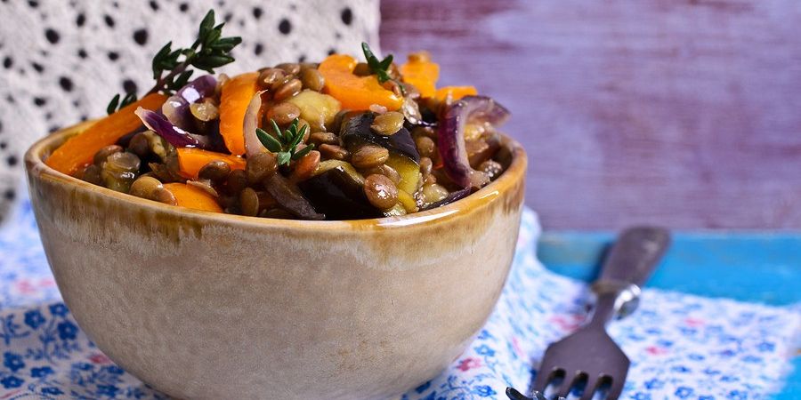 Lentil Salad with Oranges