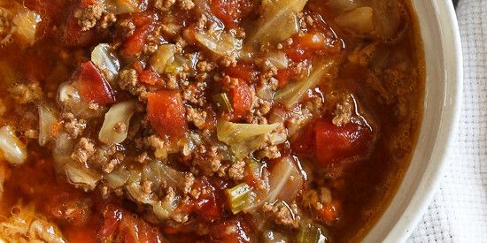 Pressure Cooker Chunky Beef & Cabbage Soup