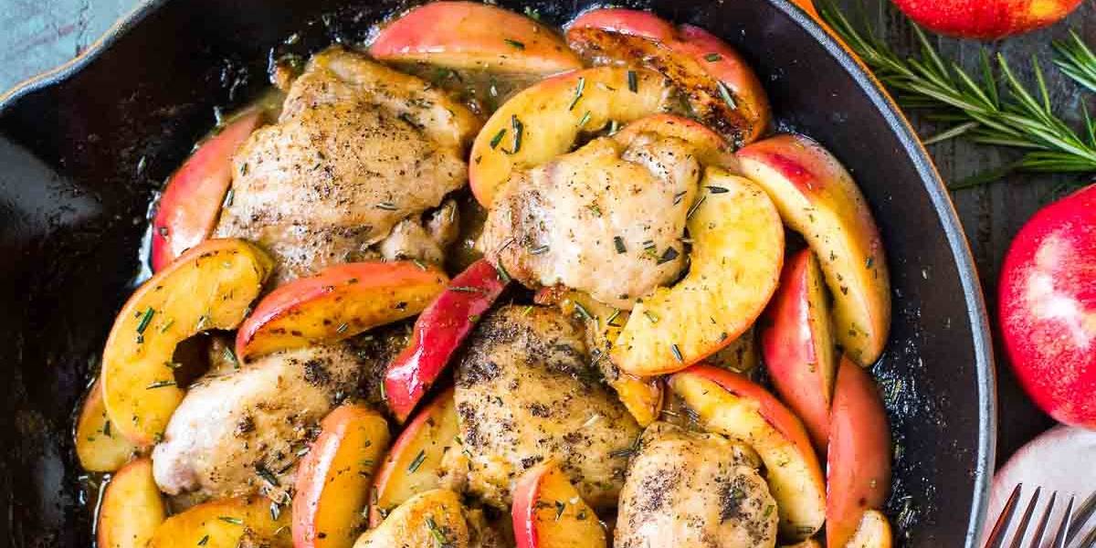 Apple Cider Chicken Skillet