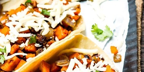 Black Bean & Sweet Potato Tacos 