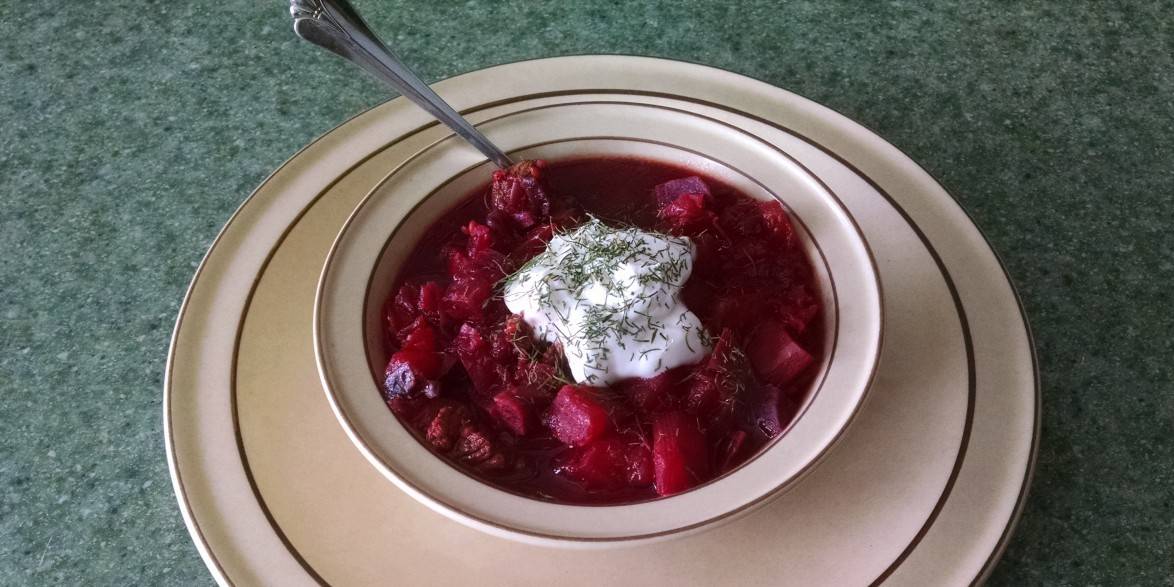 Instant Pot Beef Borscht