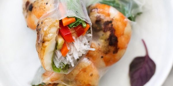 Grilled Shrimp Vietnamese Spring Rolls