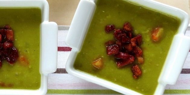 Instant Pot Split Pea and Bacon Soup