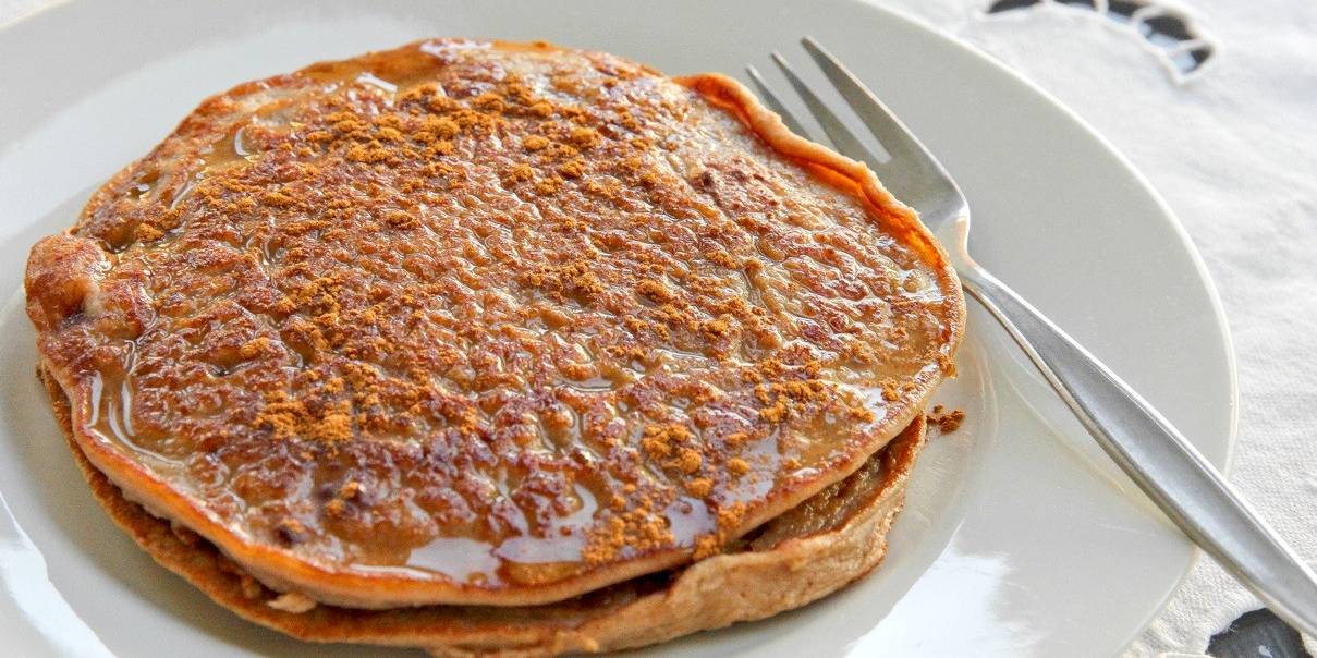 Easy Sweet Potato Protein Pancakes