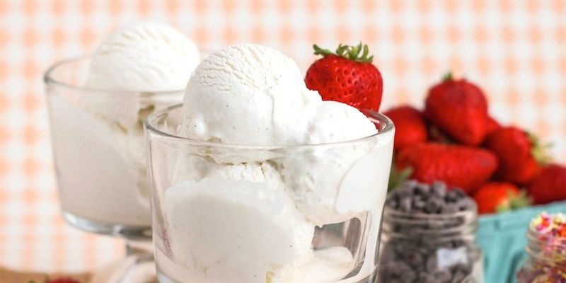 Vanilla Bean Greek Frozen Yogurt