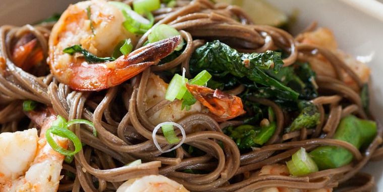 Vegetable Shrimp Noodles