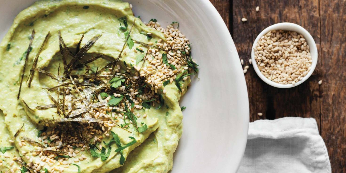 Roasted Sesame Avocado Cream