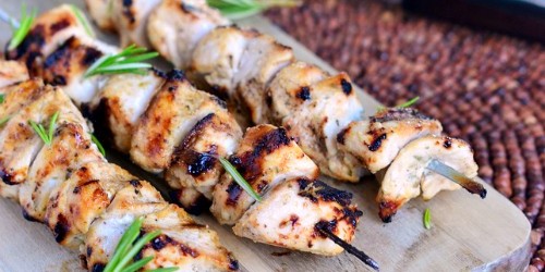 Rosemary Buttermilk Ranch Chicken Skewers