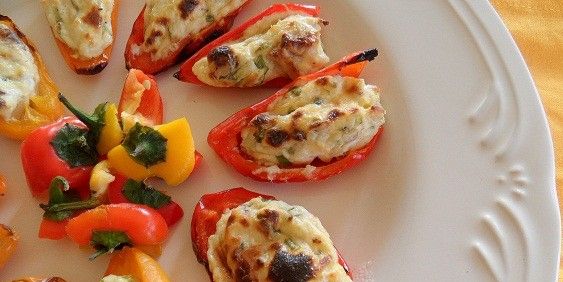 Cream Cheese-Stuffed Mini Sweet Peppers