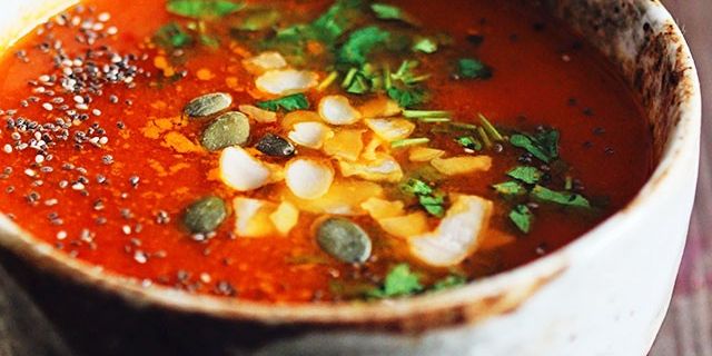 Turmeric Tomato Detox Soup