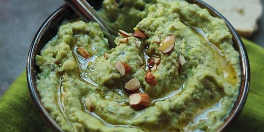 Fresh Fava Bean & Almond Spread