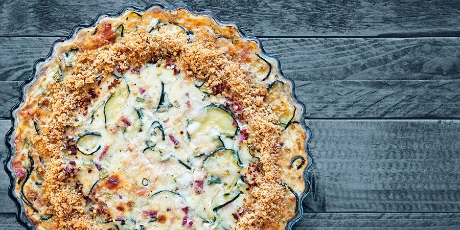 Crustless Vegetable Quiche