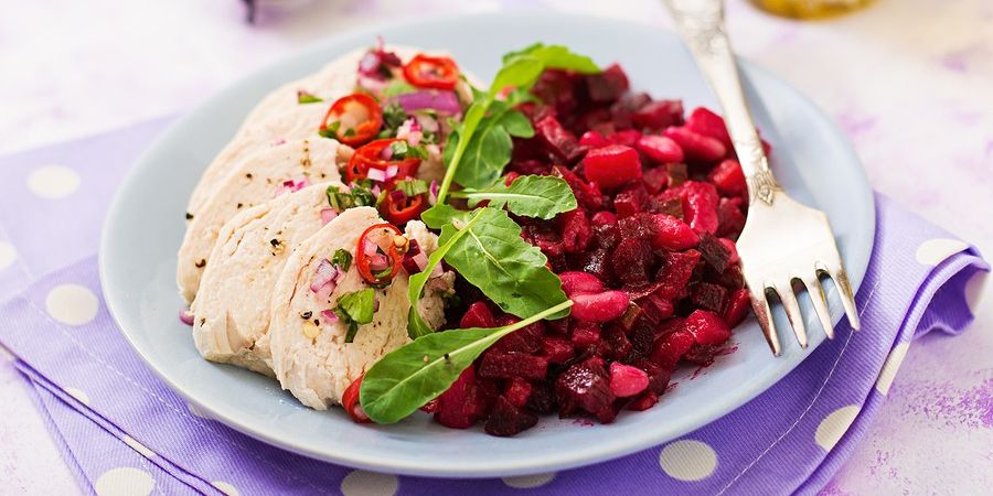 Beet Salad with Chicken