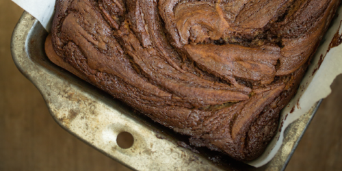 Cinnamon Chocolate Swirl Banana Bread 