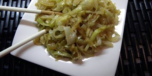 Spicy Cabbage "Noodles" 