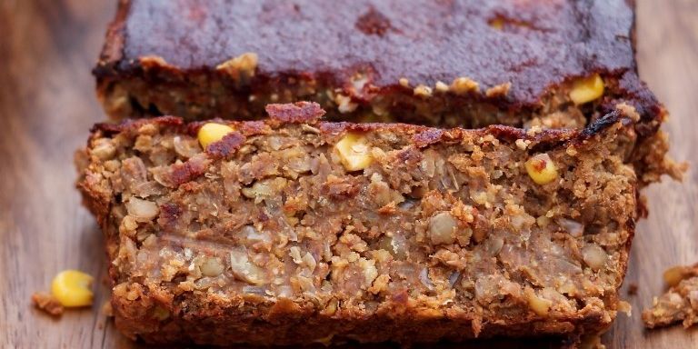 Vegan Barbecue Lentil Loaf