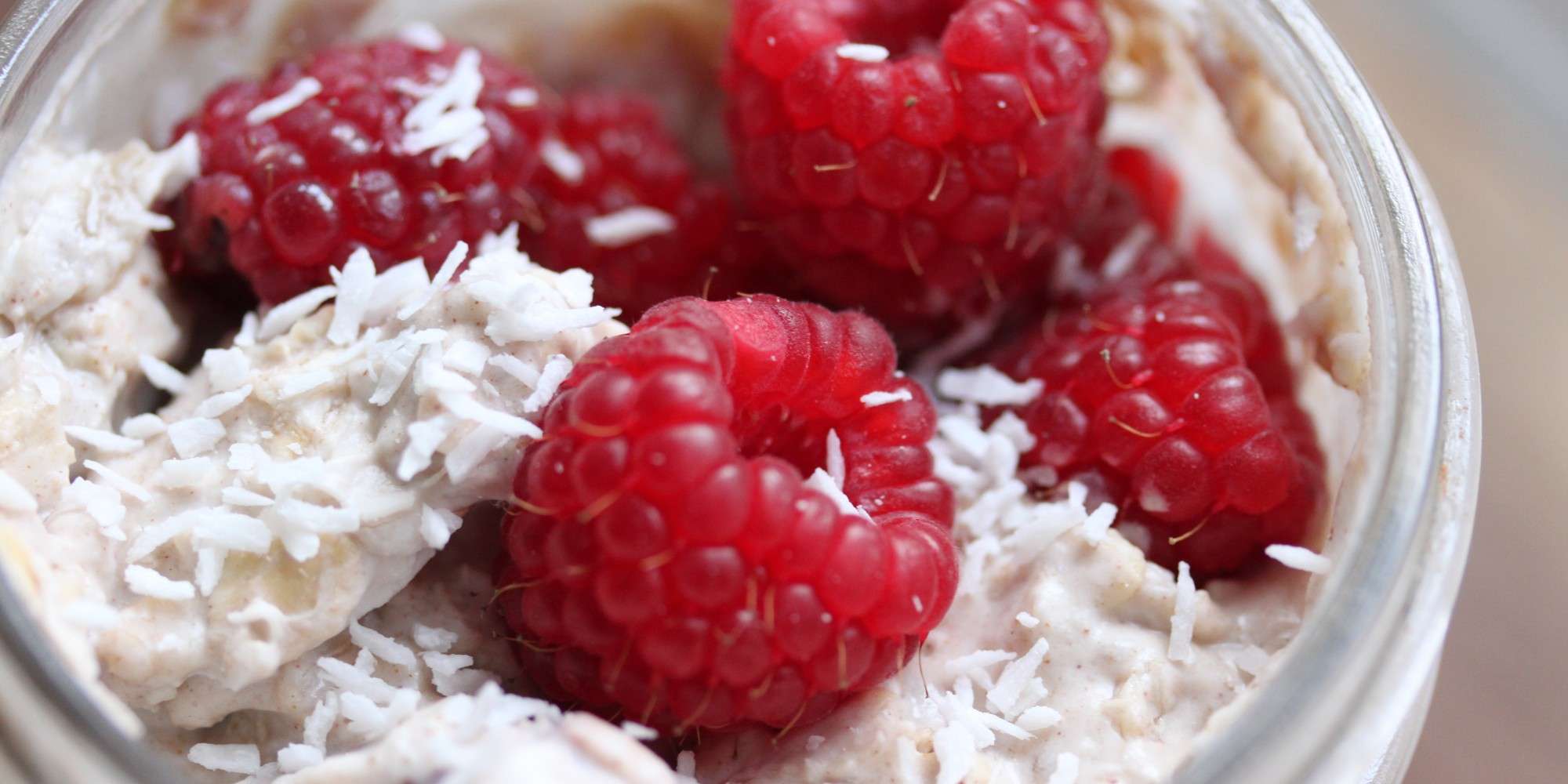 Raspberry Coconut Oats