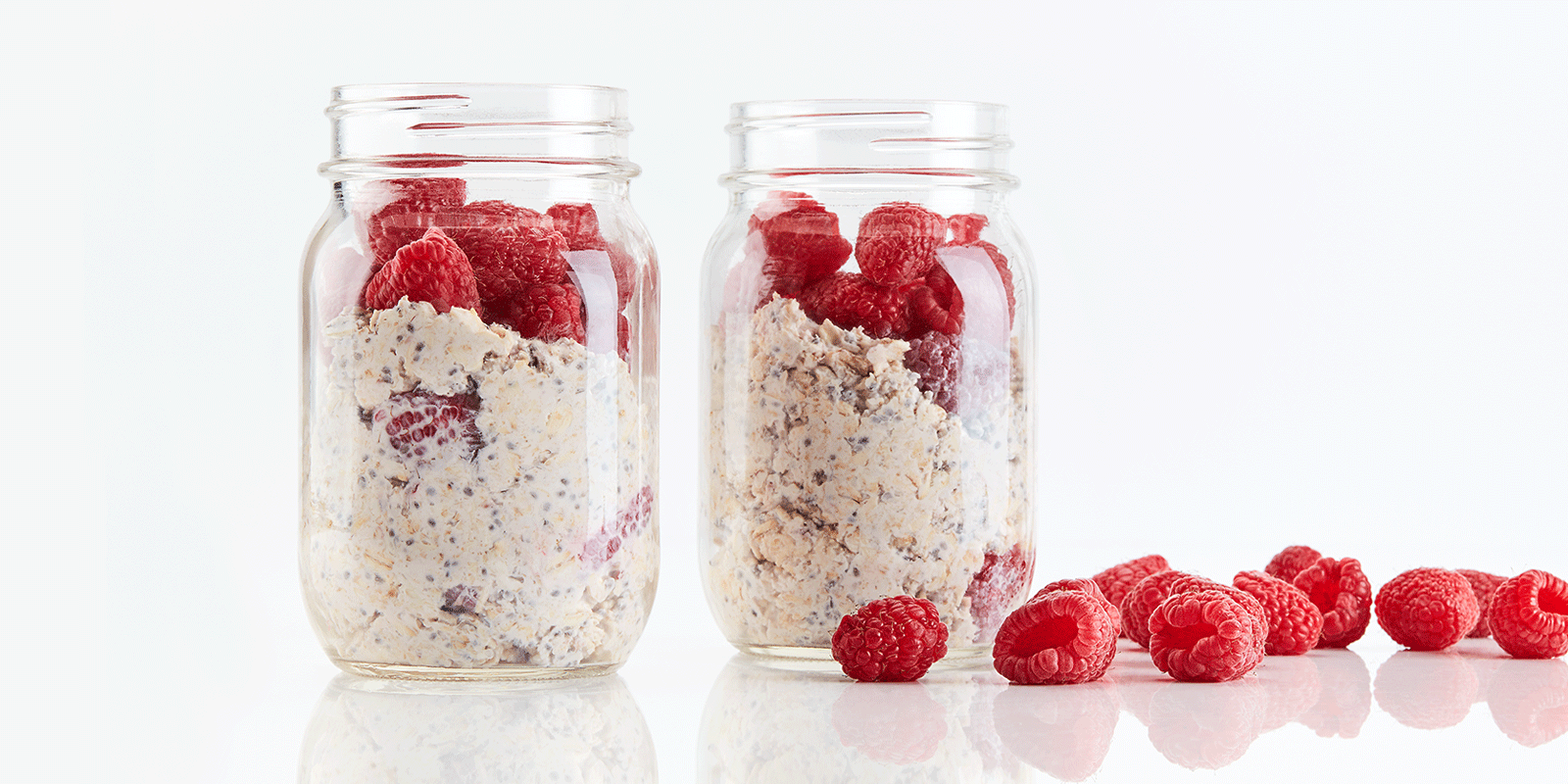 Raspberry Vanilla Overnight Oats