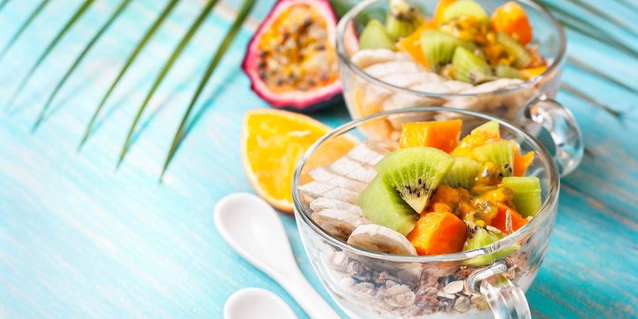 Cereal with Tropical Fruit