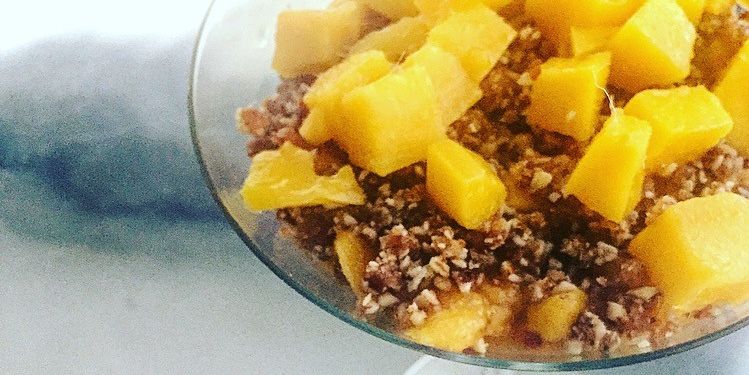 Fresh Mango Cobbler