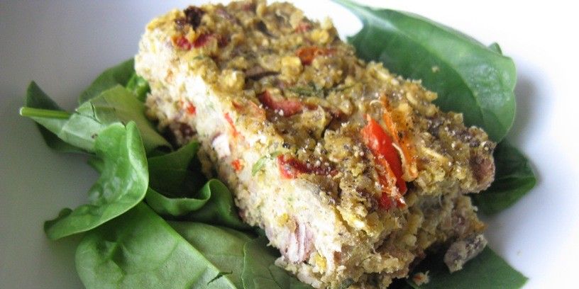 Lentil Quinoa Loaf