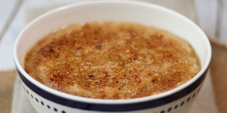 Crème Brûlée Protein Oatmeal