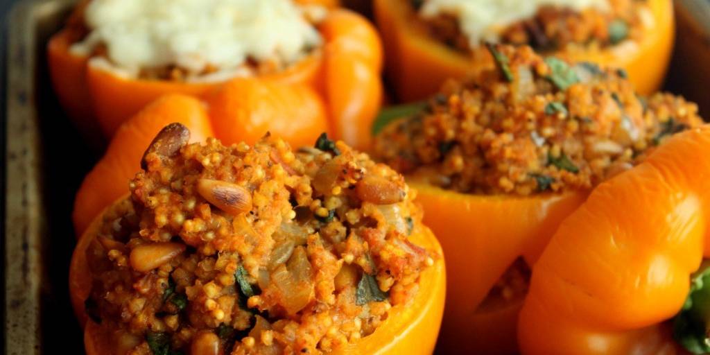 Millet Stuffed Peppers