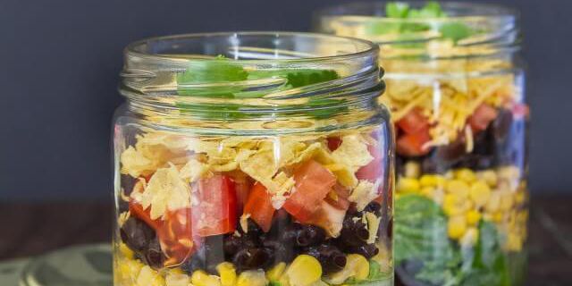 Mexican Salad in a Jar