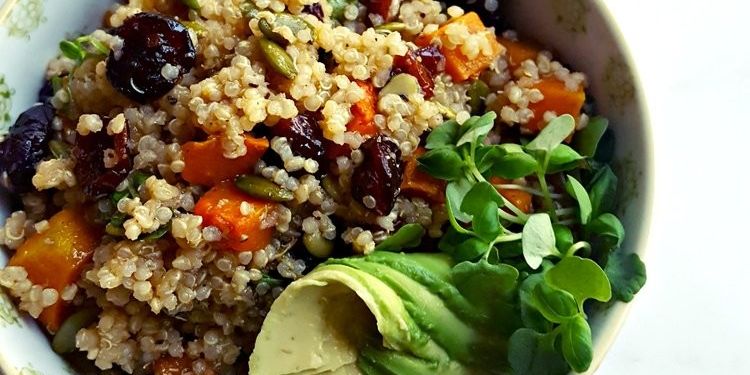 Quinoa Cranberry & Butternut Squash Salad