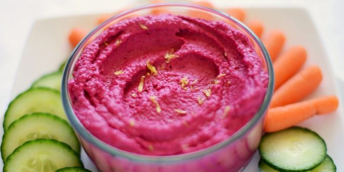 Roasted Beet Hummus 