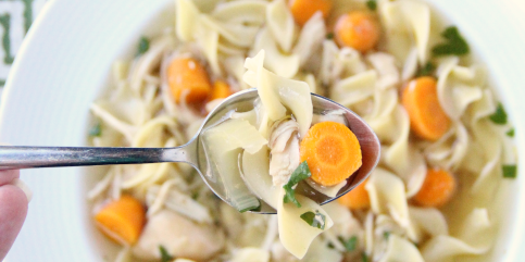 Crockpot Chicken Noodle Soup 