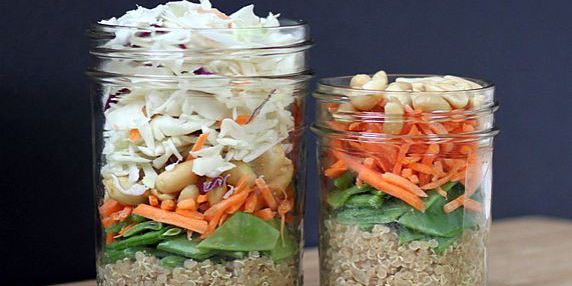 Asian Quinoa Salad in a Jar  