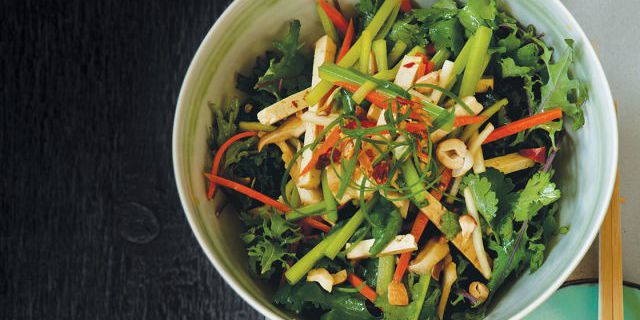 Chinese-Style Shredded Vegetable and Tofu Salad 