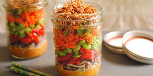 Asian Noodle Salad Jars