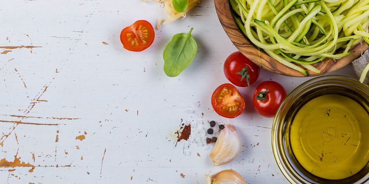 Zucchini Noodles with Easy Tomato Sauce