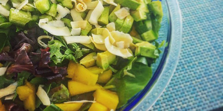 Mango + Coconut Summer Salad