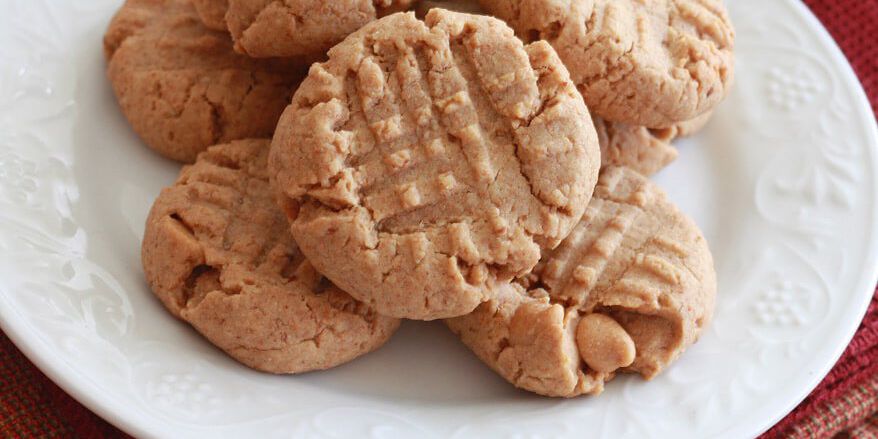 Mega Healthy Peanut Butter Cookies 