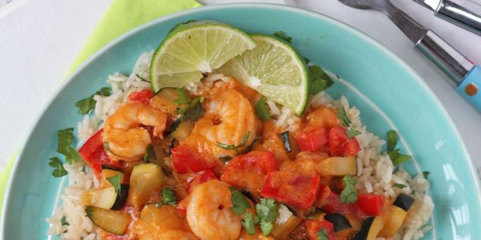 Thai Red Shrimp Curry