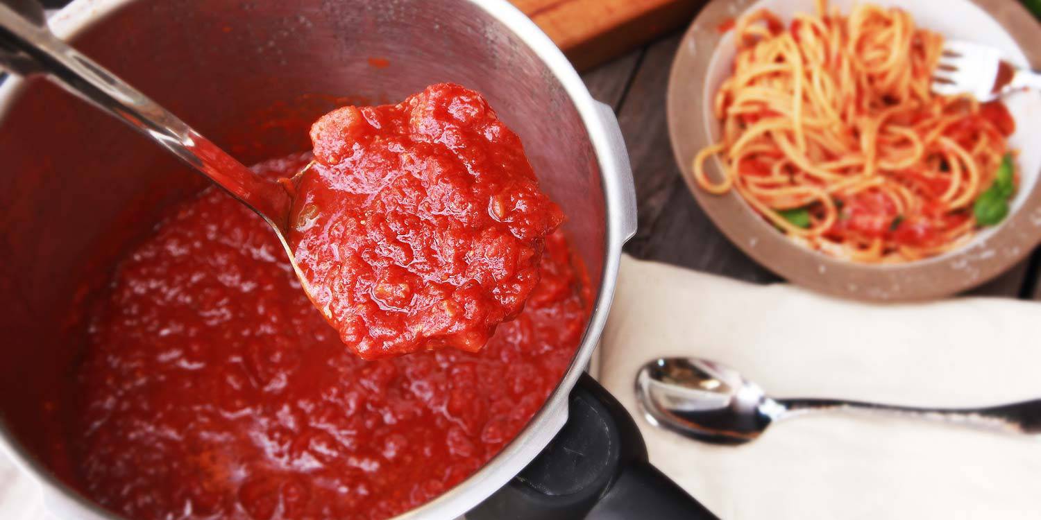 Pressure Cooker Red Sauce