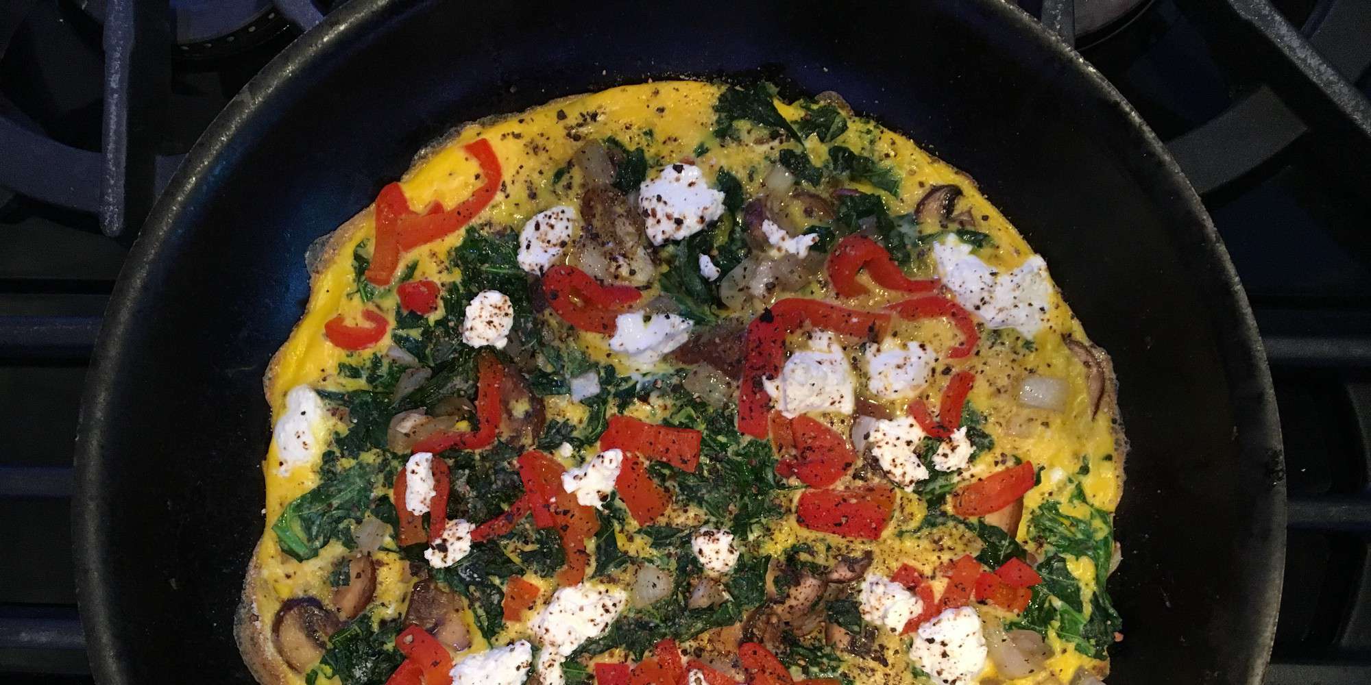 Mushroom & Kale Frittata