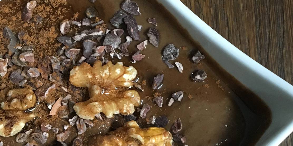 Double Chocolate Black Bean Brownie Smoothie Bowl