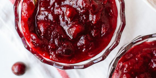 Naturally Sweetened Cranberry Sauce