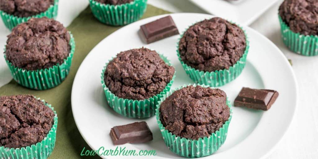 Double Chocolate Keto Muffins