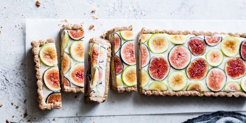 Ginger Fig Tart with Chestnut-Almond Crust 