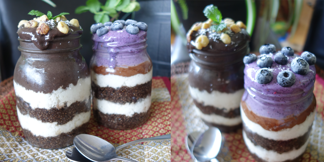 Oreo Inspired Chia Seed Pudding