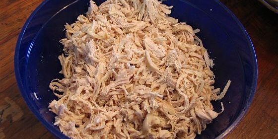 Multipurpose Shredded Chicken (slow cooker)