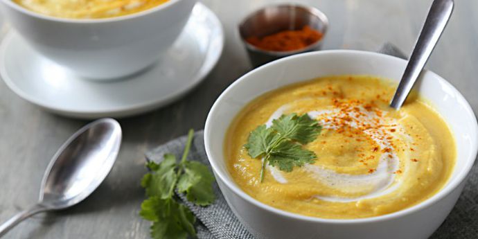 Creamy Turmeric Lentil Soup