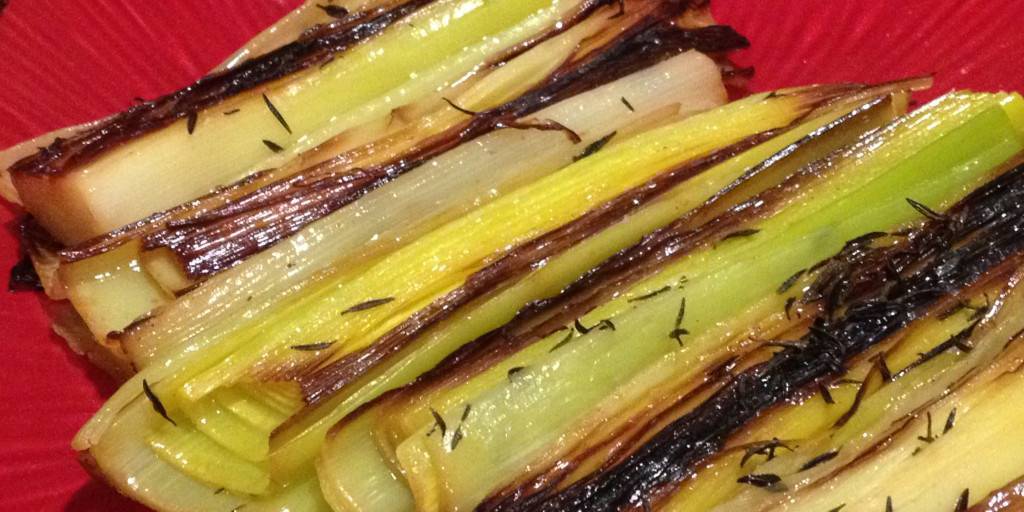 Braised Caramelized Leeks